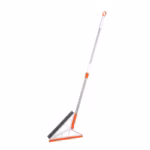 Mop Multifunctional, Flippy, Portocaliu, cu Racleta din Silicon, Maner Telescopic, Curatarea Eficienta a Tuturor Suprafetelor