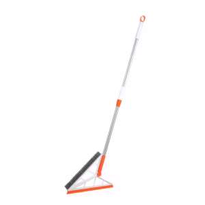 Mop Multifunctional, Flippy, Portocaliu, cu Racleta din Silicon, Maner Telescopic, Curatarea Eficienta a Tuturor Suprafetelor