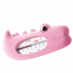Termometru pentru Baie, Flippy, Plutitor, Rezistent la apa, Multifunctional, Model Crocodil, 2.7x6.5x3.7 cm, Roz - imagine 5