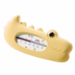 Termometru pentru Baie, Flippy, Plutitor, Rezistent la apa, Multifunctional, Model Crocodil, 2.7x6.5x3.7 cm, Galben - imagine 5