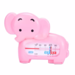 Termometru pentru Baie, Flippy, Plutitor, Rezistent la apa, Multifunctional, Model Elefant, 11.5x9x2 cm, Roz - imagine 3
