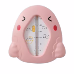Termometru pentru Baie, Flippy, Plutitor, Rezistent la apa, Multifunctional, Model Gaina, 10.5x10.5x2.5 cm, Roz