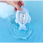 Termometru pentru Baie, Flippy, Plutitor, Rezistent la apa, Multifunctional, Model Peste, 15.5x9.5x2 cm, Albastru - imagine 6