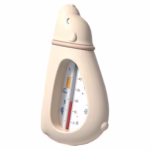 Termometru pentru Baie, Flippy, Plutitor, Rezistent la apa, Multifunctional, Model Urs Polar, 15x7.5x4 cm, Roz - imagine 4