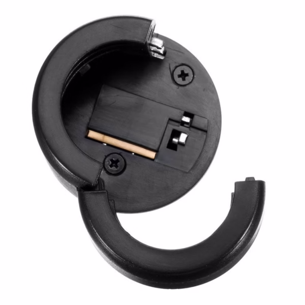 Lacat de Blocare pentru Sticle, Flippy, Lacat pentru Sticle cu Bauturi, din Plastic PP durabil, Cu Parola din 3 Cifre, 40 x 42 x 45 mm, Negru - imagine 2