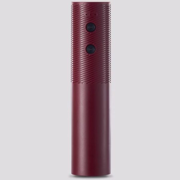 Tirbuson Electric, Flippy, Deschizator Sticle de Vin, de Uz Casnic de Ultima Generatie, Reincarcabil prin Incarcare USB, 20 x 4.6 cm Rosu - imagine 1