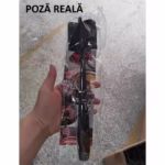 Tocator de Carne Manual, Flippy, cu Lama pentru Tocarea si Amestecarea Carnii, 28x6cm, cu 5 Lame Curbate, Rezistent la Caldura, Multifunctional, Plastic Rezistent, Negru - imagine 8