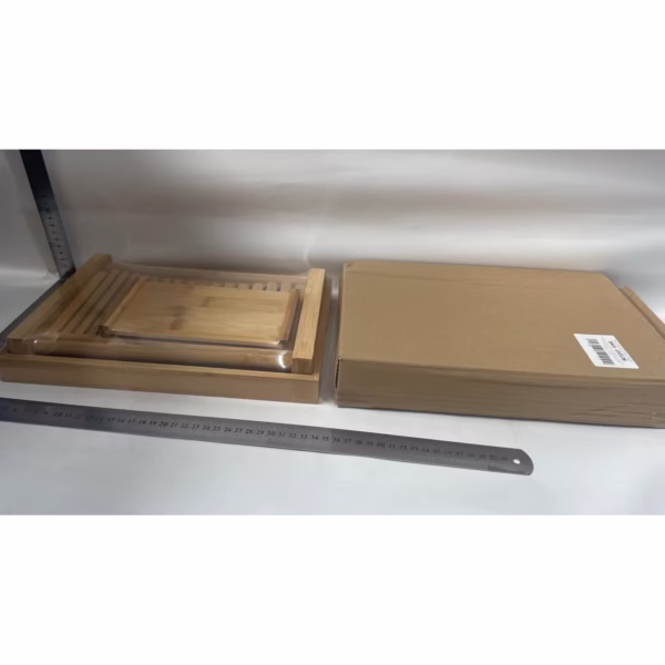 Tocator de Feliat Paine, Flippy, 31.7x23.7x6 cm, din Lemn, Maro - imagine 7