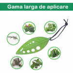Tocator manual pentru ierburi Flippy, instrument de curatat frunze, tocator, margini ascutie, 9 gauri de diferite dimensiuni, multifunctional, material otel inoxidabil, rezistent la rugina, 14 x 5.5 cm, verde - imagine 7
