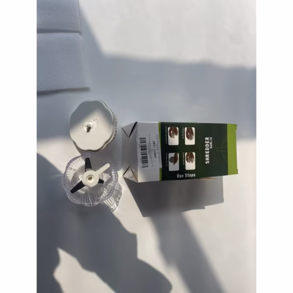 Tocator manual pentru usturoi, in forma de usturoi, cutite rezistente, utilizare prin apasare, material ABS si inox, 9.5x9.5x9.3 cm, alb - imagine 8