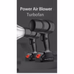 Suflanta de Aer Multifunctionala Portabila, Flippy, Incarcare Auto, pentru Gratar, Masina, Indepartare Frunze si Praf, 1500 mAh, Viteta de Rotatie 25000 RPM, 2 Baterii de Li si Incarcator, Negru - imagine 3