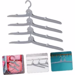 Umeras Pliabil de Calatorie, Flippy, Mini Cuier Portabil pentru Haine, Suport de Uscare, 14x7x1.4cm, Gri - imagine 4