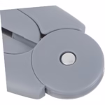 Umeras Pliabil de Calatorie, Flippy, Mini Cuier Portabil pentru Haine, Suport de Uscare, 14x7x1.4cm, Gri - imagine 5