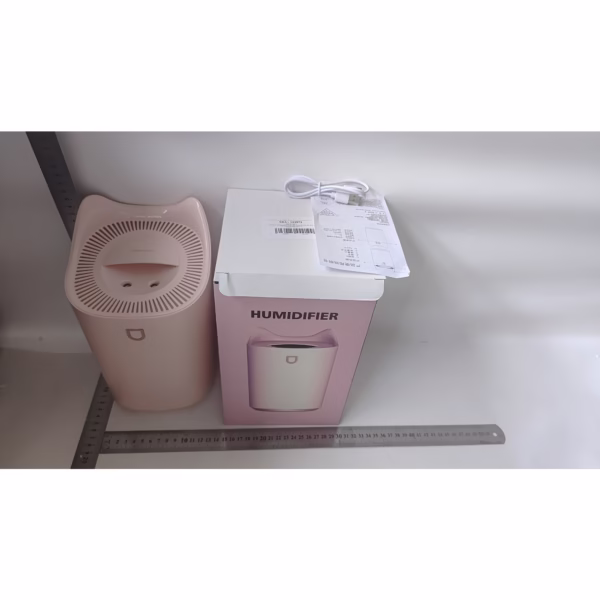 Umidificator cu duza dubla, Flippy, de capacitate mare 3L, roz - imagine 7
