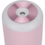 Umidificator, H2O, cu Difuzor de Aroma, Lumina de Noapte LED in 7 Culori, Zgomot Redus, 14.7x7.2cm, 350mL, Culoare Roz - imagine 12