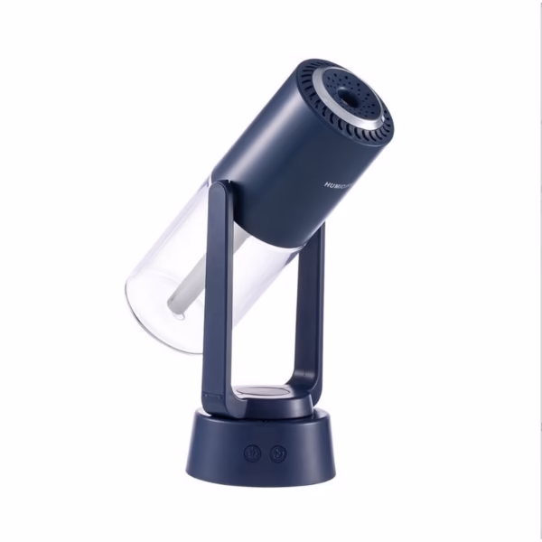 umidificator-si-purificator-aer-ultrasonic-portabil-rezervor-200ml-cu-ioni-negativi-led-7-culori-rotatie-360-grade-albastru-main-61f1094d89c85 Umidificator si Purificator aer ultrasonic portabil, rezervor 200ml, cu ioni negativi, LED 7 culori, rotatie 360 grade, Albastru - imagine 1