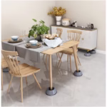 Set de 4 Picioare Antivibratii, Flippy, 8 cm, Gri, cu Ventuza Cauciuc, Instalare Rapida, pentru Masina de Spalat, Uscator sau Frigider - imagine 3