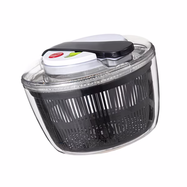 Uscator Manual pentru Salata si Verdeturi, Flippy, Plastic, 16x15x21 cm, Capacitate 3L, Negru - imagine 7