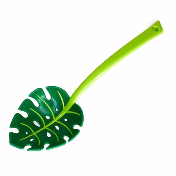 Ustensila bucatarie universala tip frunza, material ABS, creativa, design unic si modern, 30x9.5 cm, verde - imagine 1