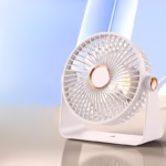 Ventilator 2in1, Flippy, de Masa/de Perete, Incarcare USB, 3.7 V, 4.5 W, 1200 mAh, 17.5 x 17 x 7.6 cm, Alb - imagine 2