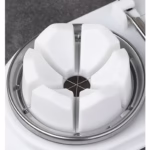 Feliator multifunctional Flippy pentru oua, mozzarela, fructe, 2 forme de feliere, agatatoare, 20 cm, Alb - imagine 5