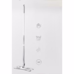 Set Mop Plat + Galeata, Flippy, cu Sistem de Stoargere, Lungime Telescopica 140 cm, Argintiu/Galben - imagine 8