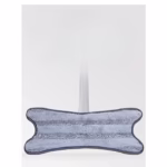 Rezerva Mop Plat, Flippy, din Fibre Superfine, Lavabila, 15 x 38 cm, Argintiu - imagine 2