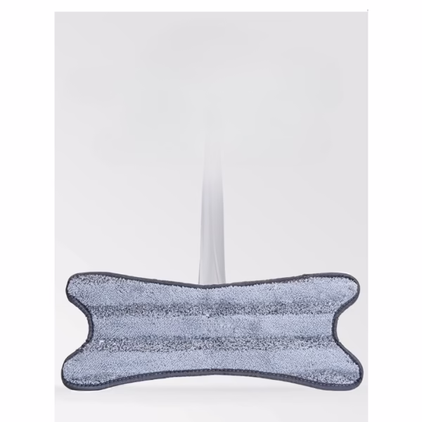 Rezerva Mop Plat, Flippy, din Fibre Superfine, Lavabila, 15 x 38 cm, Argintiu - imagine 2