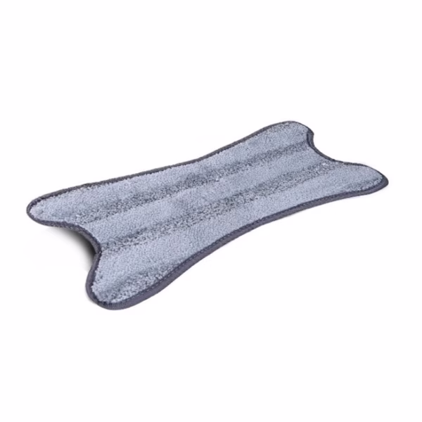 Rezerva Mop Plat, Flippy, din Fibre Superfine, Lavabila, 15 x 38 cm, Argintiu - imagine 1