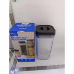 Cutie de Depozitare Alimente, Flippy, tip Container, 2.5L, Recipiente pentru Cereale in Bucatarie,  Transparente cu Capac Negru - imagine 2