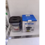 Cutii de Depozitare Alimente, Flippy, Set din 2 Cutii de Tip Container de 0.5 si 1.3 l, Recipiente pentru Cereale in Bucatarie, Transparente cu Capac Negru - imagine 2