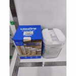 Cutii de Depozitare Alimente, Flippy, Set din 2 Cutii de tip Container, Recipiente pentru Cereale in Bucatarie, 0.5 L-10x10.5 cm, 1.3 L-12.5x12.5x16.5 cm, Transparente cu Capac Alb - imagine 2