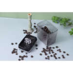 Set 6 Recipiente din Plastic, Flippy, pentru Alimente/Obiecte, Inchidere Ermetica, Textura Ondulata, 6 x 1.5l, Transparent - imagine 9