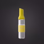 Dispenser pentru Ulei, Flippy, Deschidere si Inchidere Automata a Rezervorul, cu Inductie Gravitationala, 500 ml, 29.5x6x6 cm, Galben - imagine 10