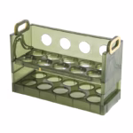 Suport Organizator pentru Oua, Flippy, pentru Frigider, Verde transparent, Capacitate 20 oua, Doua straturi, cu Data de Expirare, 25.5x10x17 cm - imagine 9