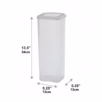 Cutie Depozitare Paine, Flippy, din Plastic, 34 x 13 cm, Pastreaza Prospetimea, Capac Verde - imagine 7