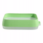 Recipient de Depozitare Alimente, Flippy, Etans, pentru Frigider, din Plastic, Mentinere Proaspata, Reutilizabil, Rezistent la Temperaturi Extreme, 22x14.7x5 cm, Verde - imagine 25