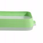 Recipient de Depozitare Alimente, Flippy, Etans, pentru Frigider, din Plastic, Mentinere Proaspata, Reutilizabil, Rezistent la Temperaturi Extreme, 22x14.7x5 cm, Verde - imagine 47