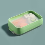 Recipient de Depozitare Alimente, Flippy, Etans, pentru Frigider, din Plastic, Mentinere Proaspata, Reutilizabil, Rezistent la Temperaturi Extreme, 22x14.7x5 cm, Verde - imagine 78