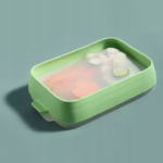 Recipient de Depozitare Alimente, Flippy, Etans, pentru Frigider, din Plastic, Mentinere Proaspata, Reutilizabil, Rezistent la Temperaturi Extreme, 22x14.7x5 cm, Verde - imagine 81