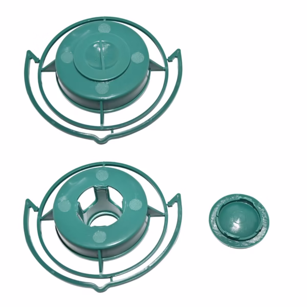 Suport Sticla pentru Hranit Pasari, Flippy, din Plastic, de Gradina, Fara Sticla, 12.5 x 3.8 x 2 cm, Verde - imagine 3