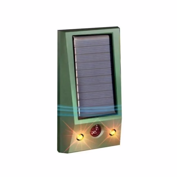 aparat-solar-led-cu-ultrasunete-flippy-repelent-pentru-animale-mari-si-mici-lumina-rosie-si-alba-ant-main-670522dc17d0c Aparat Solar LED cu Ultrasunete, Flippy, Repelent pentru Animale Mari si Mici, Lumina Rosie si Alba, Anti Rozatoare, Anti Insecte, Frecventa 9-36.5KHZ, 12 X 6.5 cm, Verde - imagine 1