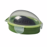Recipient de Depozitare Avocado, Flippy, Etans, pentru Frigider, din Plastic, Mentinere Proaspata, 15.3x11x8 cm, Verde - imagine 20