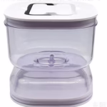 Borcan pentru Muraturi, Flippy, cu Separator pentru Lichide, Ermetic, Termorezistent, Tip Clepsidra, 1400 ml, ABS, Alb, 13.5x9.5 cm - imagine 8