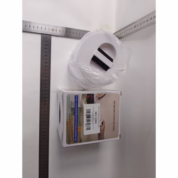 Borcan pentru Muraturi, Flippy, cu Separator pentru Lichide, Ermetic, Termorezistent, Tip Clepsidra, 800 ml, ABS, Alb, 13x11 cm - imagine 5