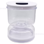 Borcan pentru Muraturi, Flippy, cu Separator pentru Lichide, Ermetic, Termorezistent, Tip Clepsidra, 800 ml, ABS, Alb, 13x11 cm - imagine 12