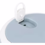Caserola pentru alimente Flippy, lunch box, 700 ml, otel inoxidabil, maner, valva aerisire, inchidere etansa, 15 x 8.5 cm, albastru - imagine 6