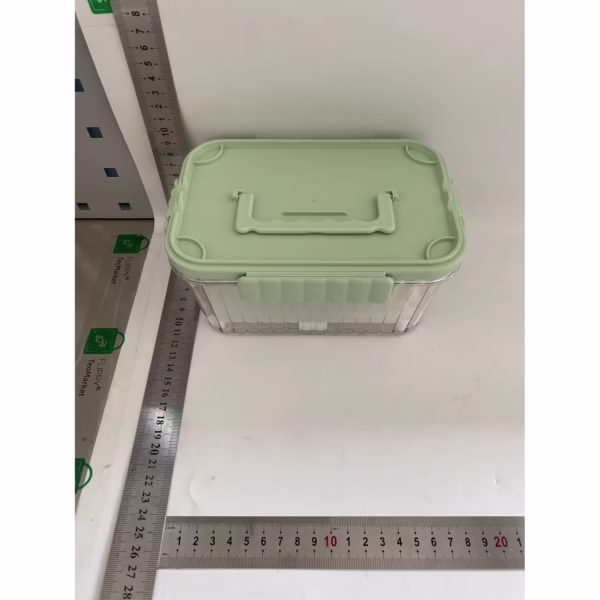 Caserola portabila pentru mancare fresh Flippy, 1500 ml, 2 furculite,10 x 13.5 x 20 cm, 2 capace detasabile pentru congelator, etans, spatiu pentru tacamuri, maner, material plastic, rezistent la temperaturi ridicate, transparent - imagine 23