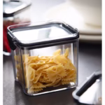 Recipient din Plastic, Flippy, pentru Alimente/Obiecte, Inchidere Ermetica, 10.2 x 9.8 cm, 700 ml, Transparent - imagine 5