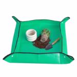 Covoras de Gradinarit, Flippy, pentru Cultivarea Plantelor si Schimbarea Solului, din Panza Ingrosata, 50x50 cm, Pliabil, Verde